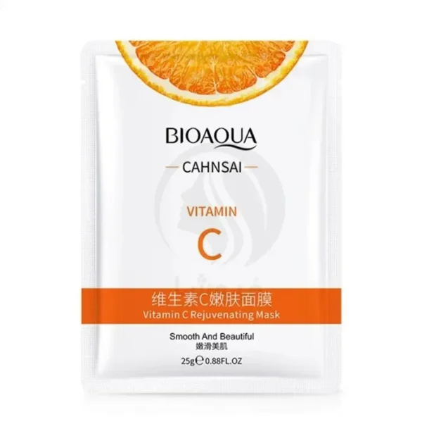 قیمت و خرید ماسک صورت بایو اکوا مدل ویتامین سی پرتقال وزن ۲۵ گرم